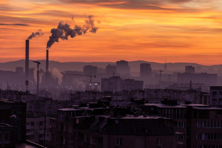 Episod de poluare a aerului în Europa de Vest